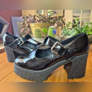 ASOS DESIGN Sebastian Chunky Mary Jane Shoes - Womens Size 11